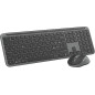 Logitech MK950 Signature for Business tastiera Mouse incluso Ufficio RF senza fili + Bluetooth QWERTY Italiano Grafite