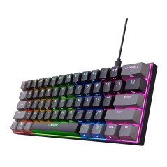 Trust GXT 867 Acira tastiera Gaming USB QWERTY Italiano Nero