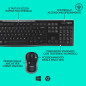 Logitech MK270 Combo Tastiera e Mouse Wireless per Windows, 2,4 GHz Wireless, Mouse Compatto, 8 Tasti Multimediali e di Scelta