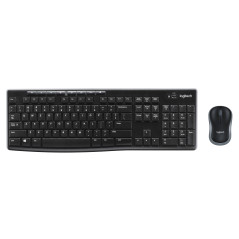 Logitech Wireless Combo MK270 tastiera Mouse incluso Universale RF Wireless QWERTY Nordic Nero