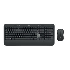 Logitech Advanced MK540 tastiera Mouse incluso Universale USB AZERTY Belga Nero, Bianco