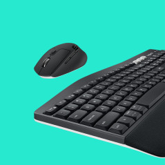 Logitech MK850 Performance tastiera Mouse incluso Universale RF senza fili + Bluetooth QWERTZ Tedesco Nero