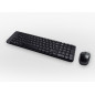 Logitech Wireless Combo MK220 tastiera Mouse incluso Casa USB Portoghese Nero