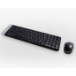 Logitech Wireless Combo MK220 tastiera Mouse incluso Casa USB Portoghese Nero