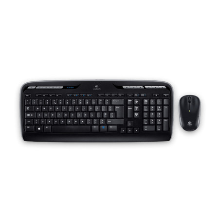 Logitech Wireless Combo MK330 tastiera Mouse incluso Universale USB Greco Nero