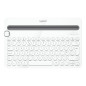 Logitech K480 QWERTY Turco Bluetooth Bianco