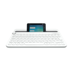 Logitech K480 QWERTY Turco Bluetooth Bianco