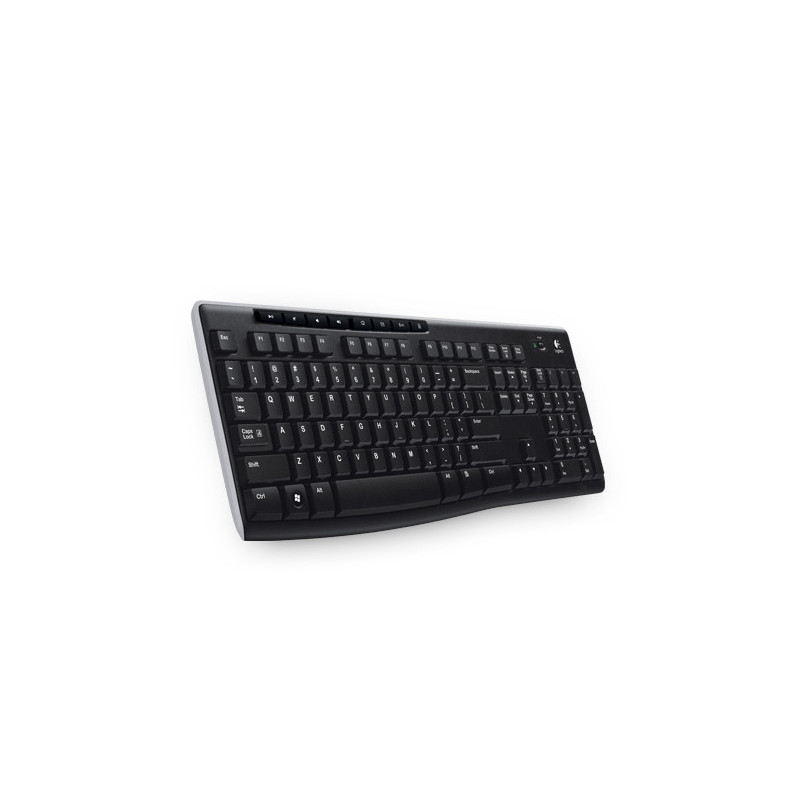 Logitech Wireless Keyboard K270 tastiera Casa RF Wireless QWERTY US International Nero