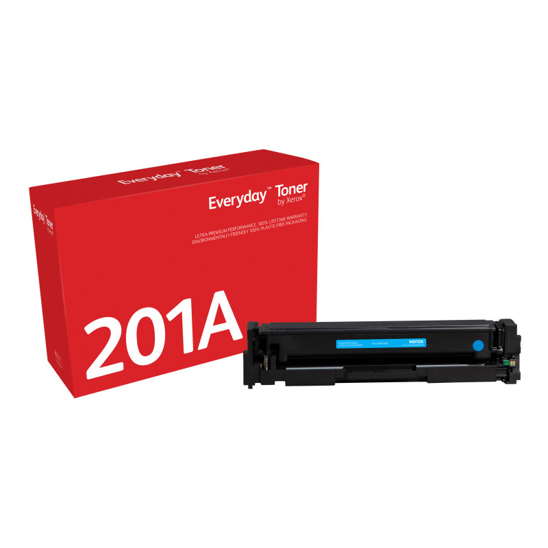 Everyday Toner ™ di Xerox Ciano compatibile con HP 201A (CF401A), Capacità standard