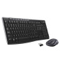 Logitech Wireless Combo MK270 tastiera Mouse incluso Casa USB QWERTY Spagnolo Nero