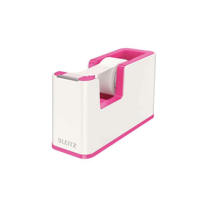 Leitz 53641023 dispenser nastro adesivo Polistirolo Metallico, Rosa