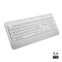 Logitech Signature K650 tastiera Ufficio Bluetooth QWERTY Spagnolo Bianco