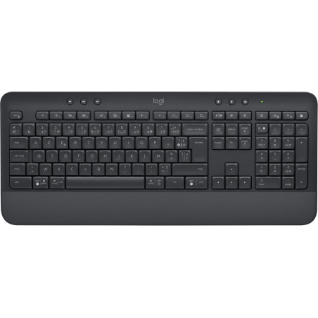 Logitech Signature K650 tastiera Ufficio Bluetooth AZERTY Francese Grafite