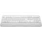 Logitech Signature K650 tastiera Ufficio Bluetooth QWERTY Inglese britannico Bianco