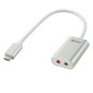 Lindy 42711 cavo per cellulare Bianco USB C 3.5mm