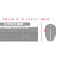 CHERRY DW 5100 tastiera Mouse incluso Casa RF Wireless Ceco, Slovacco Nero