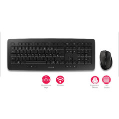 CHERRY DW 5100 tastiera Mouse incluso Casa RF Wireless Ceco, Slovacco Nero