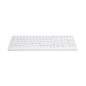 CHERRY AK-C7000 tastiera Medico Wireless a RF + USB QWERTY Inglese US Bianco