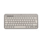 Logitech K380 tastiera Universale Bluetooth QWERTY Italiano Sabbia