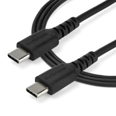 StarTech.com Cavo di Ricarica USB-C da 1m - Resistente Cavetto USB-C di Ricarica Veloce e Sync da USB 2.0 a USB Type C 60W -