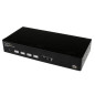 StarTech.com Switch KVM VGA USB a 4 porte con tecnologia di commutazione rapida DDM e cavi