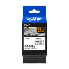 Brother FLE2511 nastro per etichettatrice Nero su bianco