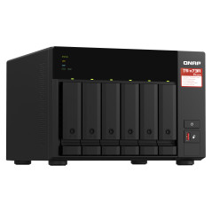 QNAP TS-673A NAS Tower AMD Ryzen V1500B 8 GB DDR4 QNAP Turbo System Nero