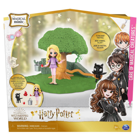 Wizarding World Set Cura delle Creature Magiche Harry Potter con bambola esclusiva Luna Lovegood e accessori