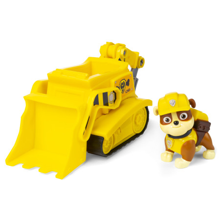 PAW Patrol | Bulldozer di Rubble | Veicolo e personaggio di Rubble | Giochi per bambini dai 3 anni in su