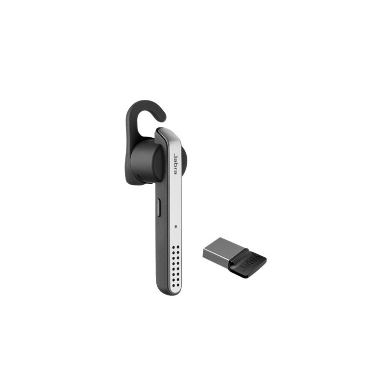 Jabra Stealth UC Auricolare Wireless A clip, In-ear Musica e Chiamate Micro-USB Bluetooth Nero