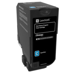 Lexmark 74C20C0 cartuccia toner 1 pz Originale Ciano