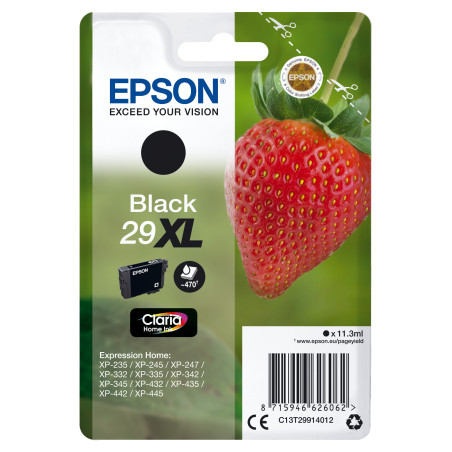 Epson Strawberry Cartuccia Fragole Nero Inchiostri Claria Home 29XL