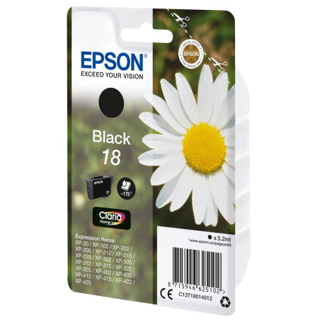 Epson Daisy Cartuccia Margherita Nero 18Inchiostri Claria Home 18