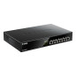 D-Link DGS-1008MP switch di rete Non gestito Gigabit Ethernet (10/100/1000) Supporto Power over Ethernet (PoE) 1U Nero