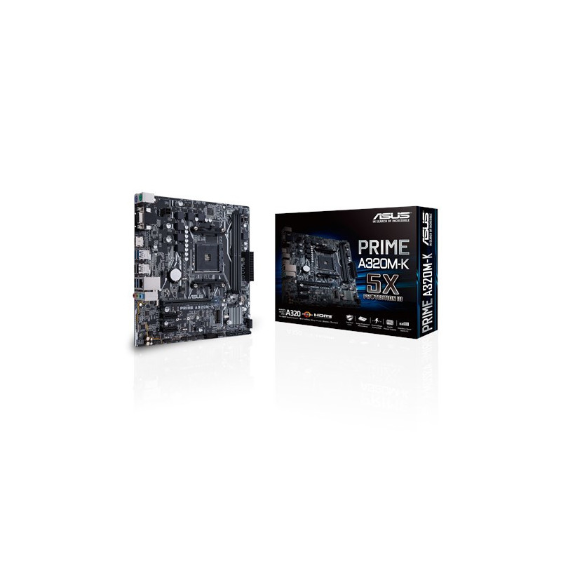 ASUS MB PRIME A320M-K AMD A320 Socket AM4 micro ATX