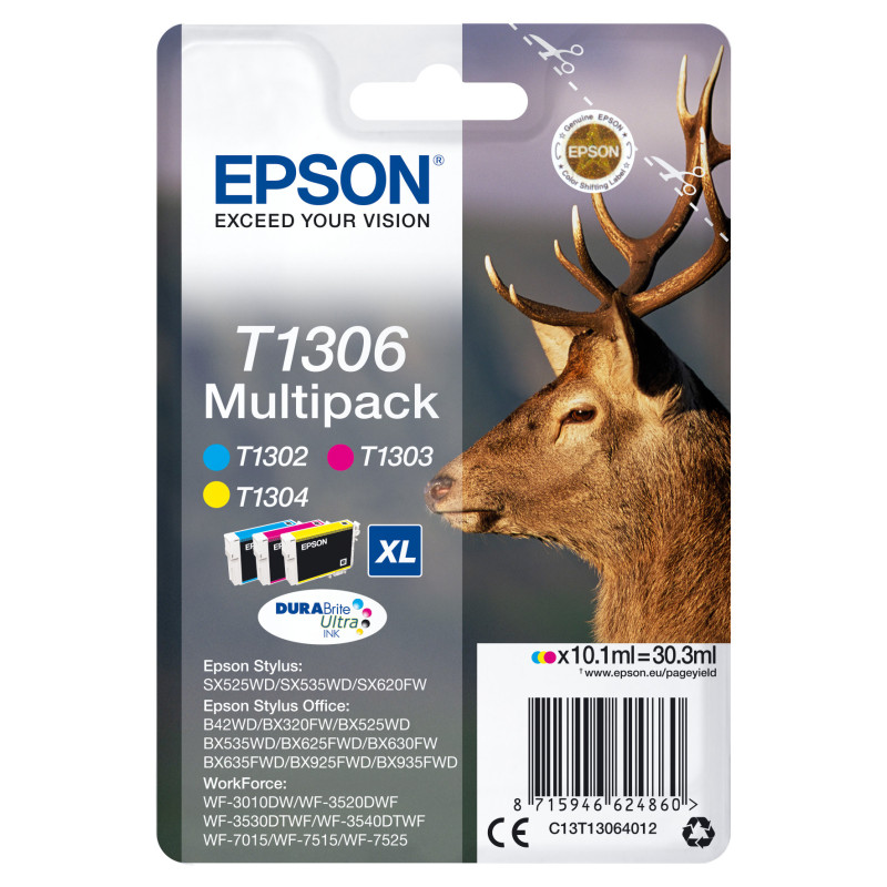 Epson Stag Multipack 3 colori