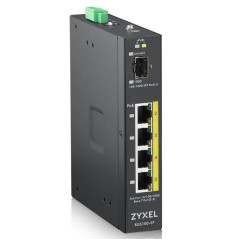 Zyxel RGS100-5P Non gestito L2 Gigabit Ethernet (10/100/1000) Supporto Power over Ethernet (PoE) Nero