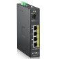 Zyxel RGS100-5P Non gestito L2 Gigabit Ethernet (10/100/1000) Supporto Power over Ethernet (PoE) Nero