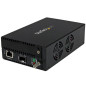 StarTech.com Convertitore multimediale rame-fibra 10 Gigabit Ethernet - SFP+ aperto - Gestito