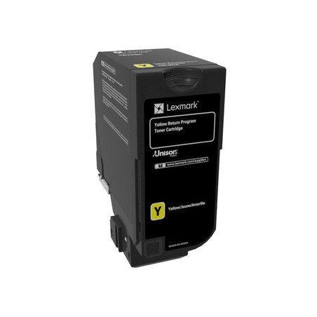 Lexmark 74C20Y0 cartuccia toner 1 pz Originale Giallo