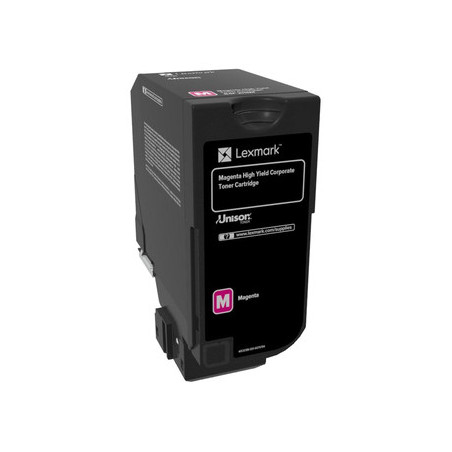 Lexmark 84C2HME cartuccia toner 1 pz Originale Magenta