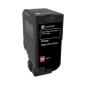 Lexmark 84C2HME cartuccia toner 1 pz Originale Magenta