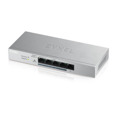 Zyxel GS1200-5HP v2 Gestito Gigabit Ethernet (10 100 1000) Supporto Power over Ethernet (PoE) Grigio