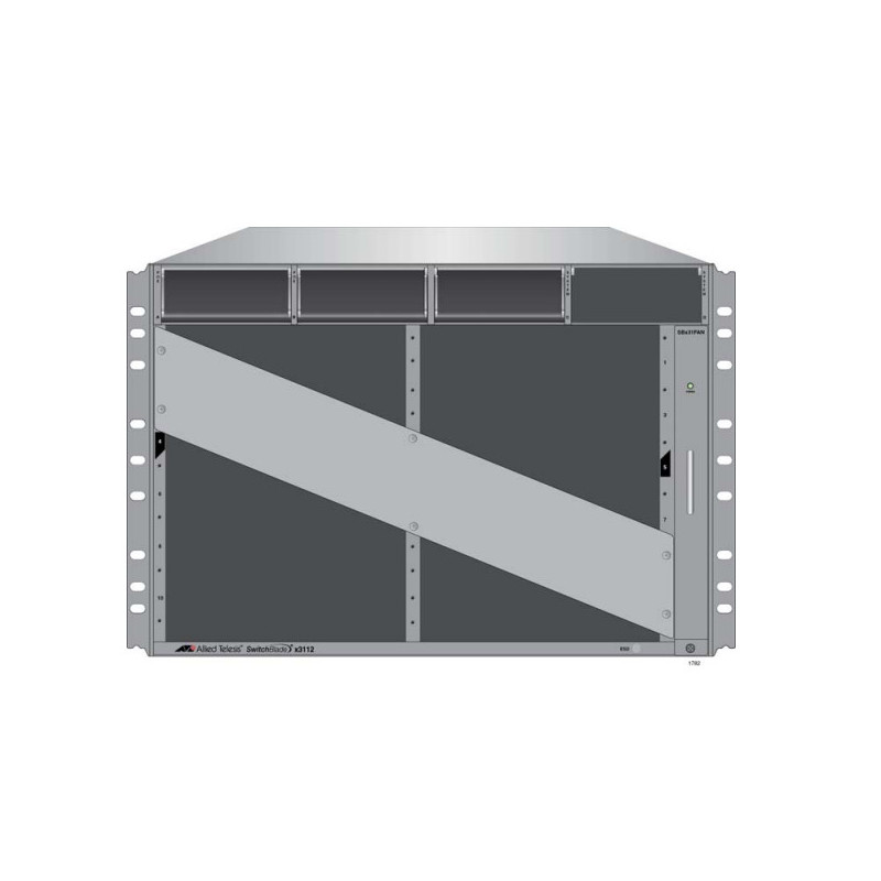 Allied Telesis 12 Slot chassis including AT-S telaio dell'apparecchiatura di rete Grigio