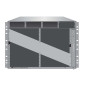 Allied Telesis 12 Slot chassis including AT-S telaio dell'apparecchiatura di rete Grigio