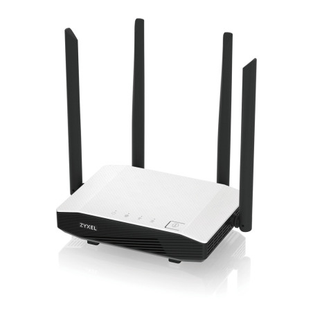 Zyxel NBG6615 router wireless Gigabit Ethernet Dual-band (2.4 GHz 5 GHz) Nero, Bianco