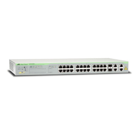 Allied Telesis AT-FS750 28PS-50 Gestito Fast Ethernet (10 100) Supporto Power over Ethernet (PoE) 1U Grigio