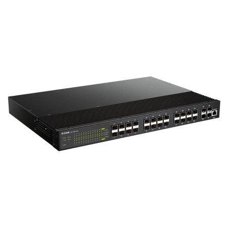 D-Link DIS-700G-28XS switch di rete Gestito L2+ 1U Nero