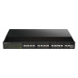 D-Link DIS-700G-28XS switch di rete Gestito L2+ 1U Nero