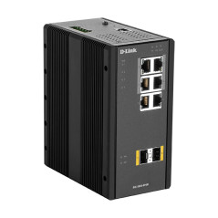 D-Link DIS‑300G‑8PSW Gestito L2 Gigabit Ethernet (10 100 1000) Supporto Power over Ethernet (PoE) Nero